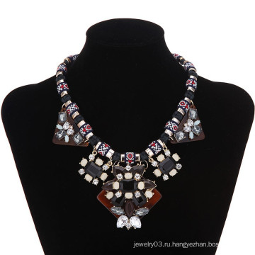 2015 Мода богемный стиль драгоценного камня ожерелье Бохо ювелирные изделия оптом Китай